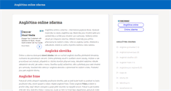 Desktop Screenshot of anglictinazdarma.cz